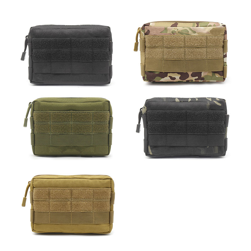 Edc Carry Card - Marsupio Tattico Molle 600D Impermeabile Mimetico,