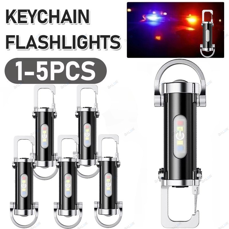 Keychain Flashlight - Potente torcia a LED EDC portachiavi