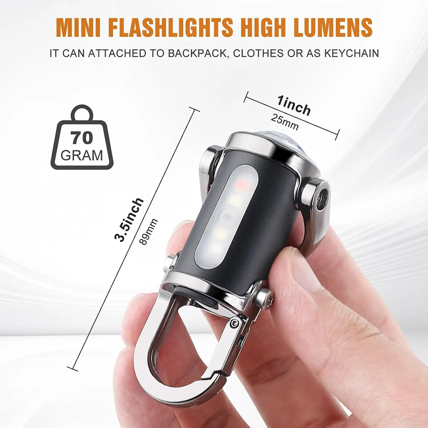 Mini torcia portachiavi ricari - Keychain Flashlight recensione e prezzo