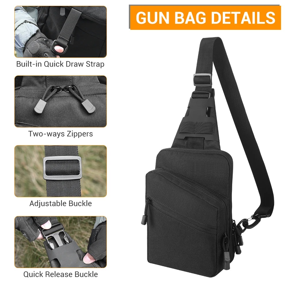 Borsa Tattica per Pistola, Cus - Edc Carry Bag For Pistol recensione e prezzo