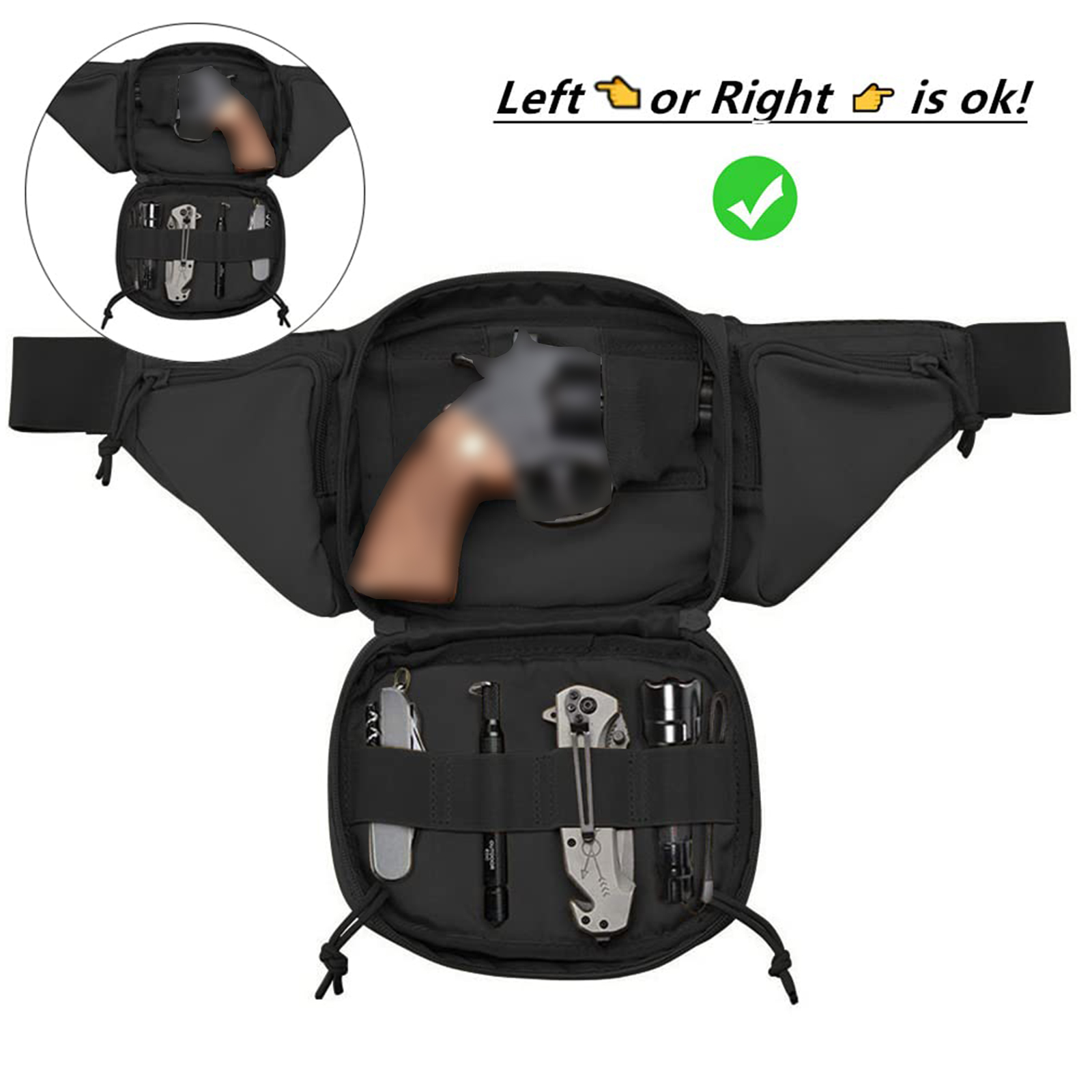 Marsupio Tattico Porta Pistola - Edc Carry Bag For Pistol recensione e prezzo