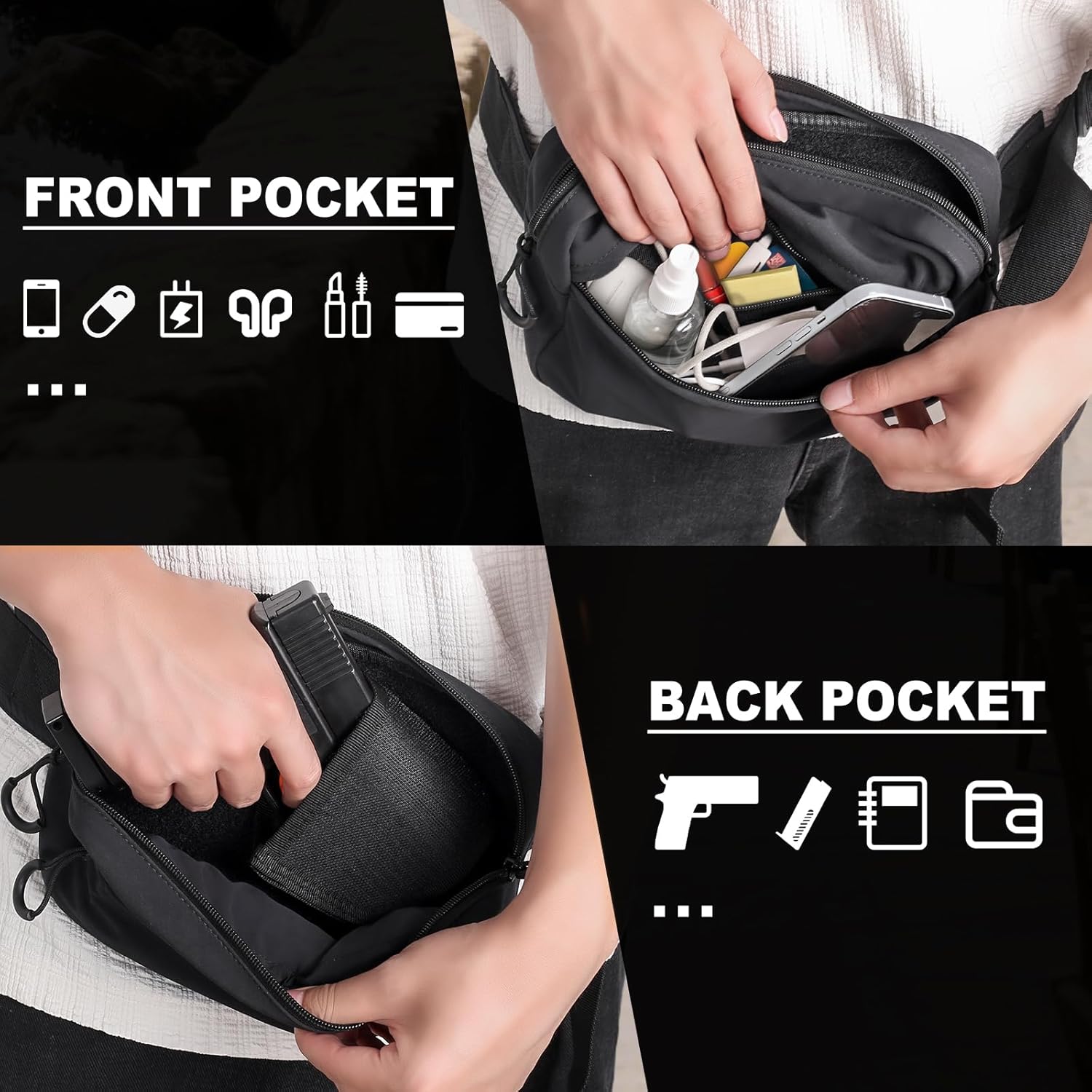 Marsupio tattico con fondina B - Edc Carry Bag For Pistol recensione e prezzo