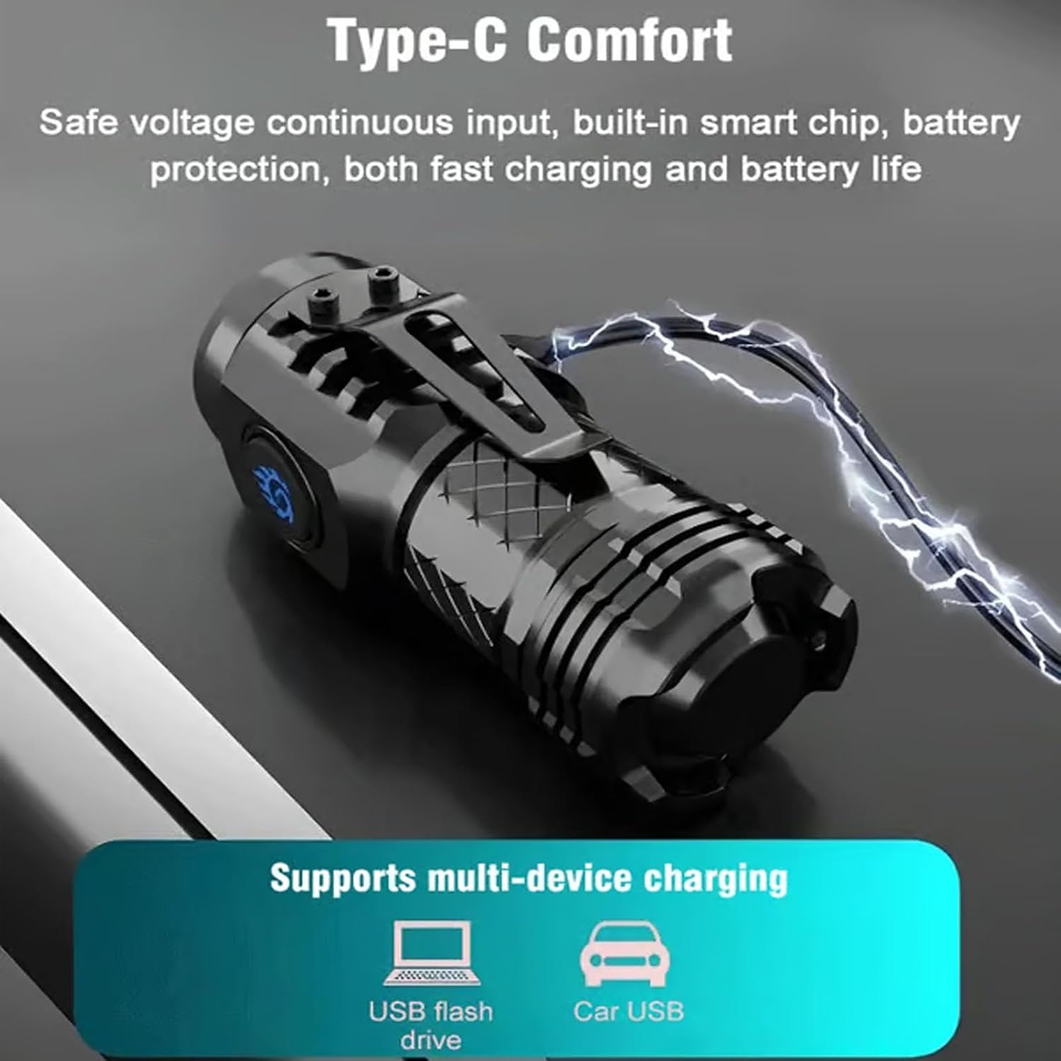 Torcia Tattica ad Alta Potenza - Keychain Flashlight recensione e prezzo